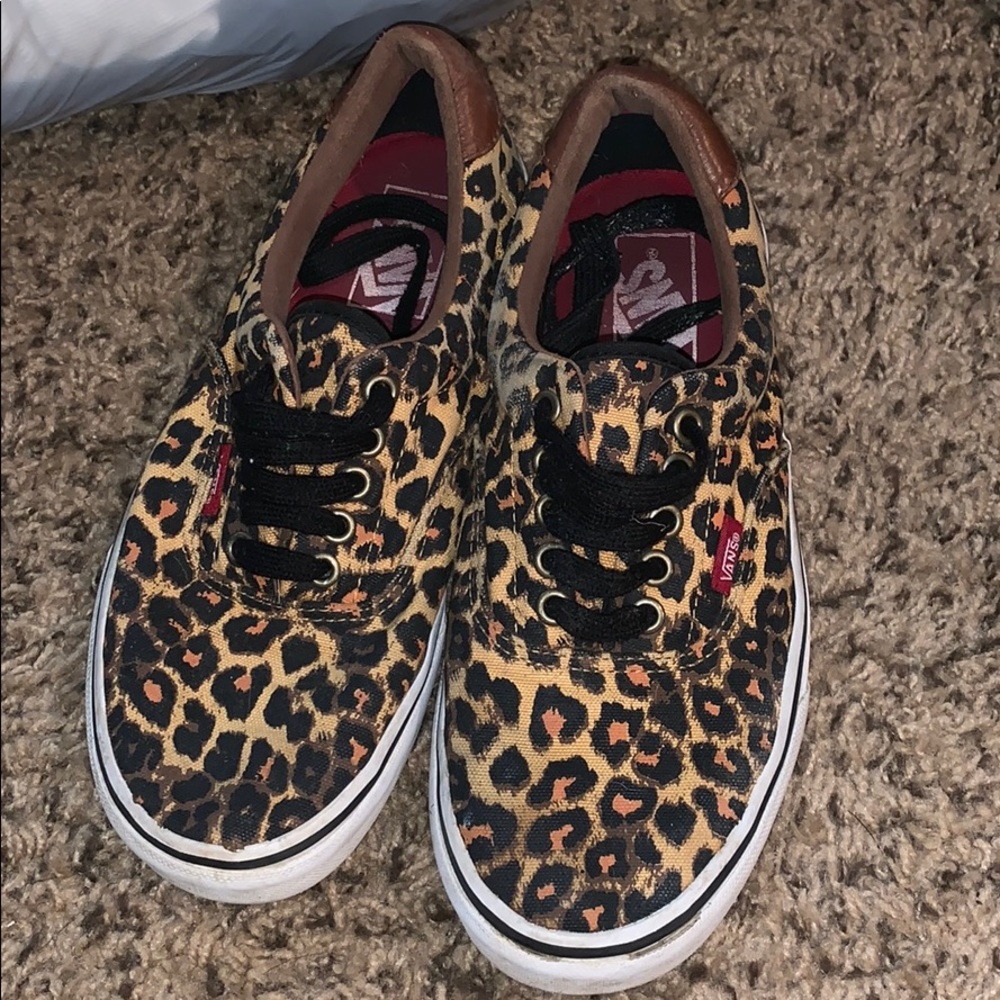 Cheetah Print Vans